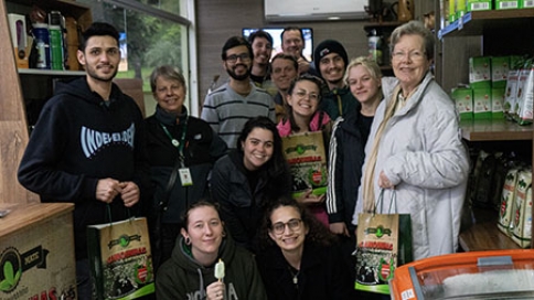 Visita de acadêmicos da Univille à Erva Mate Canoinhas